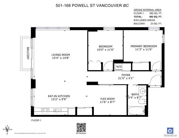 168 Powell St #501, Vancouver, BC V6A 0B2, Canada